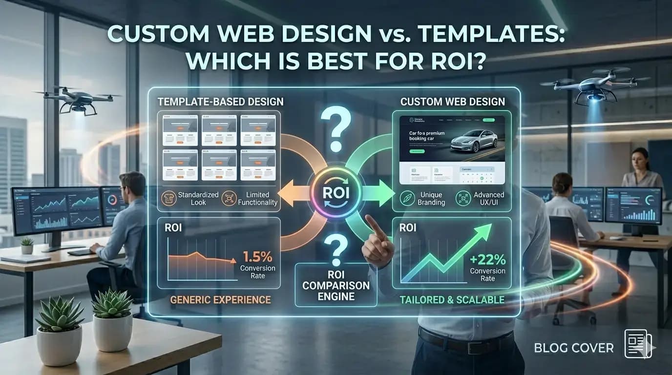 Custom Web Design vs. Templates: Which is Best for ROI?
