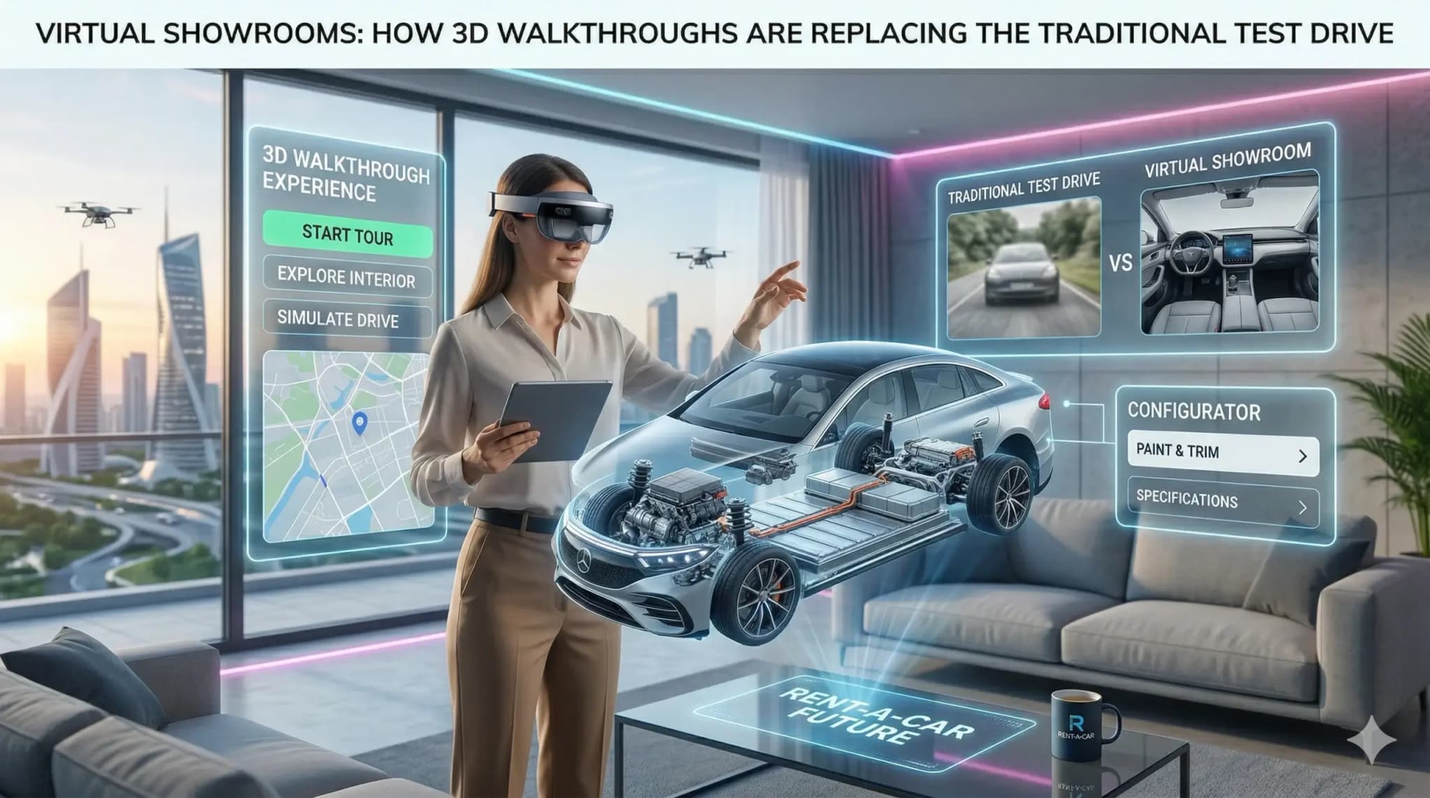 Virtual Showrooms: How 3D Walkthroughs are Replacing the Traditional Test Drive