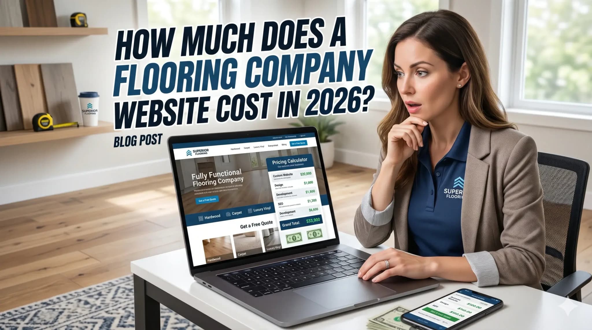 How Much Does a Flooring Company Website Cost in 2026?