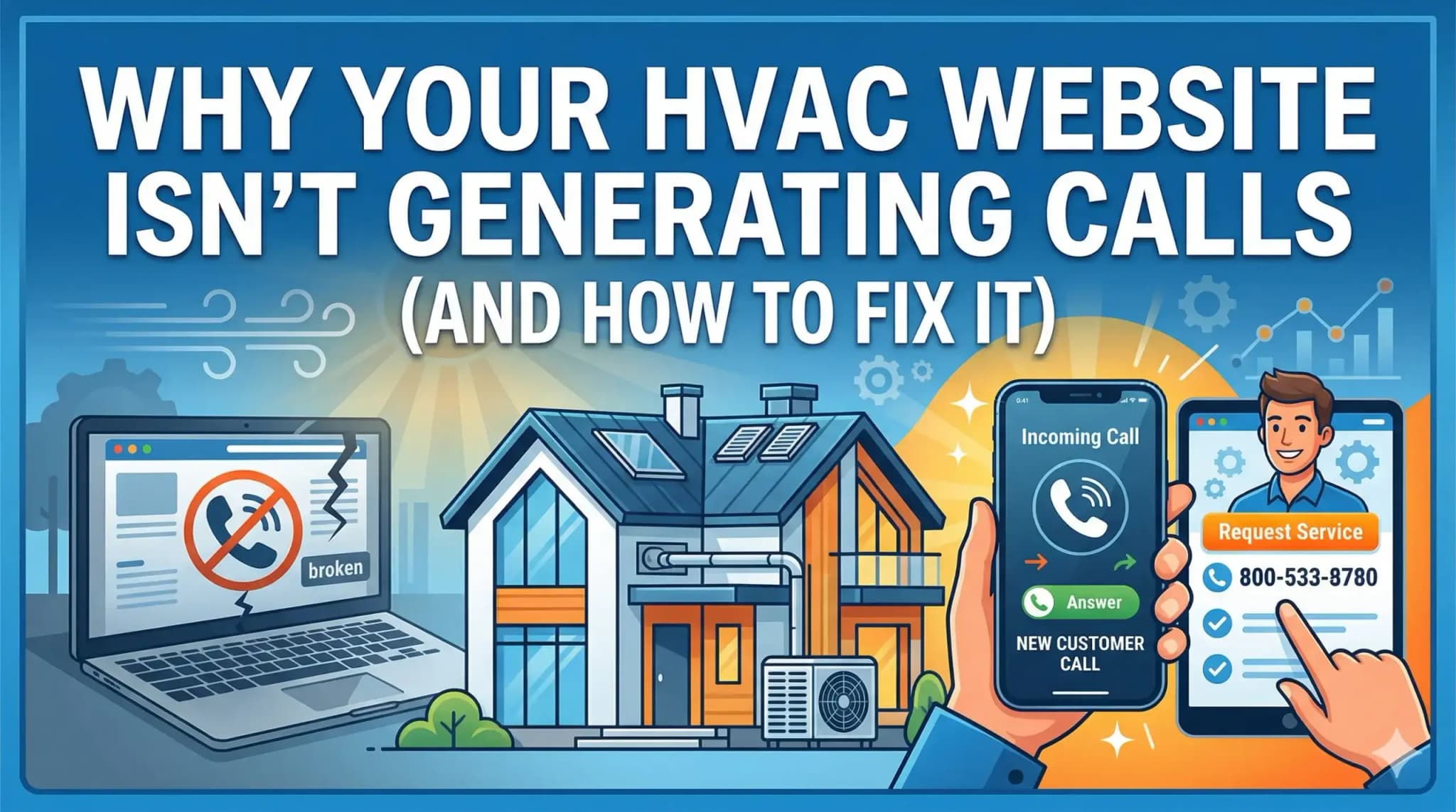 Why Your HVAC Website Isn’t Generating Calls (And How to Fix It)