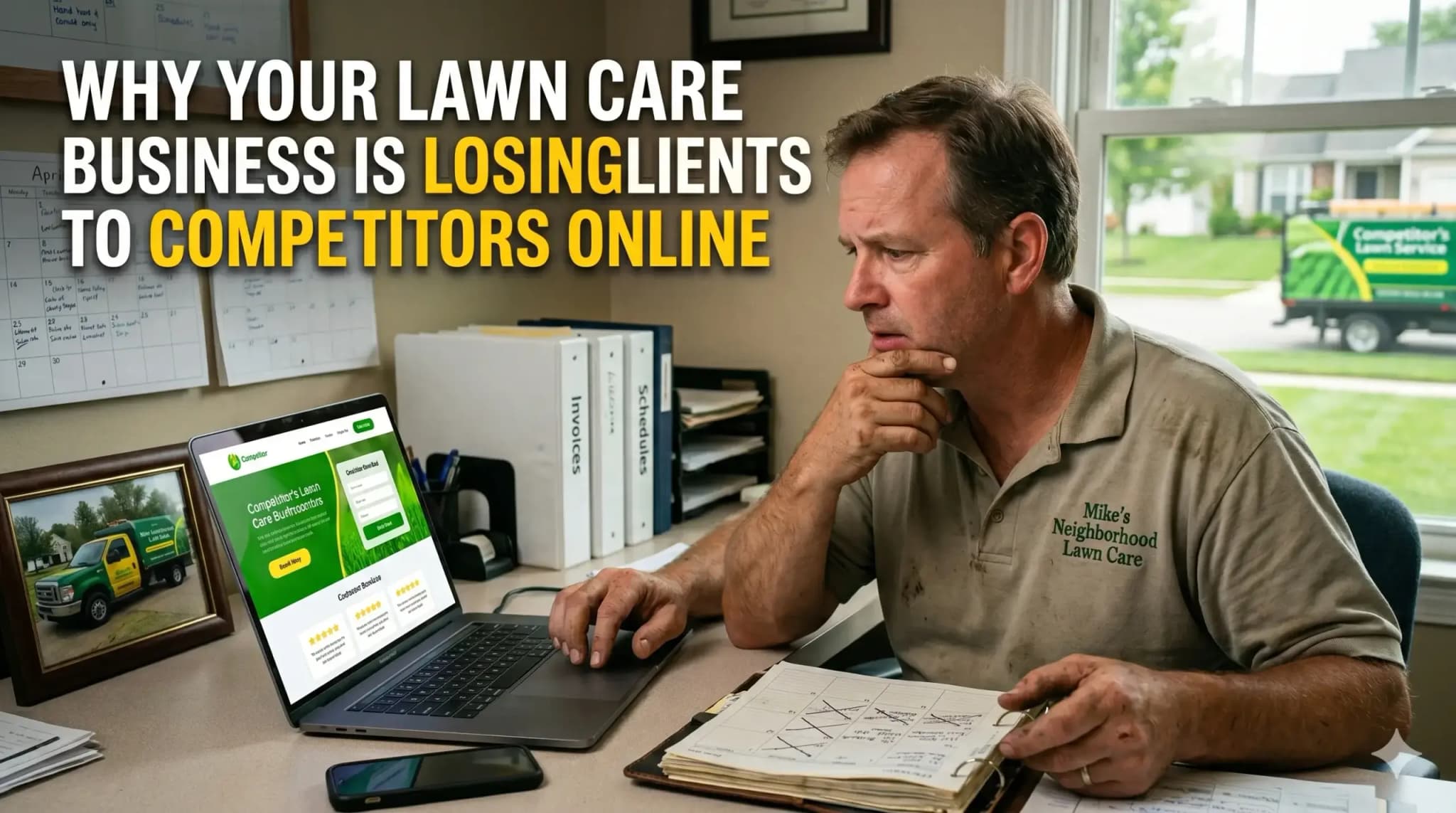 Why Your Lawn Care Business Is Losing Clients to Competitors Online