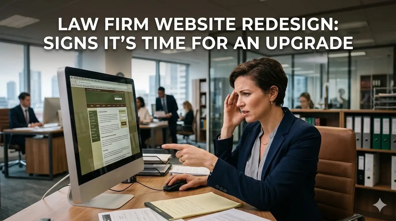 Law Firm Website Redesign: Signs It’s Time for an Upgrade