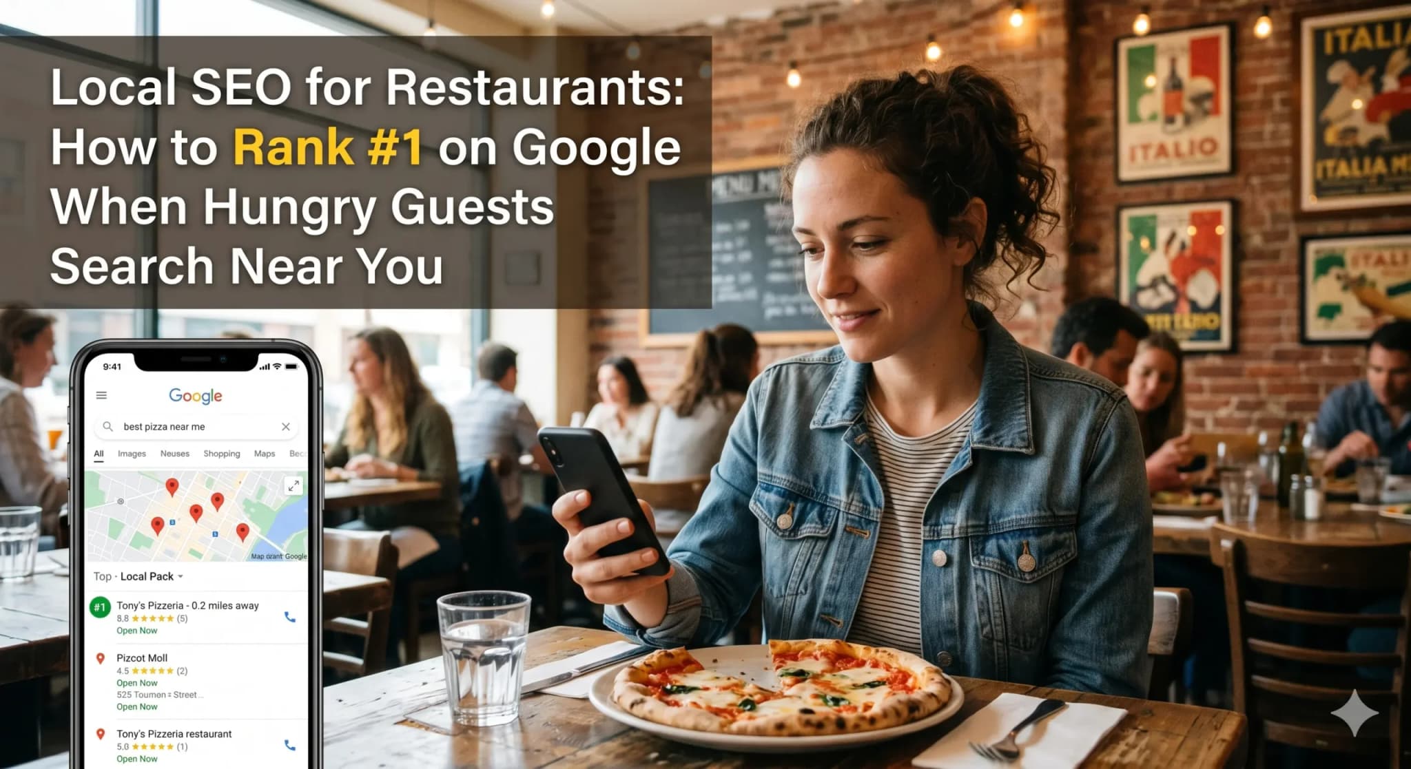 Local SEO for Restaurants: How to Rank #1 on Google When Hungry Guests Search Near You