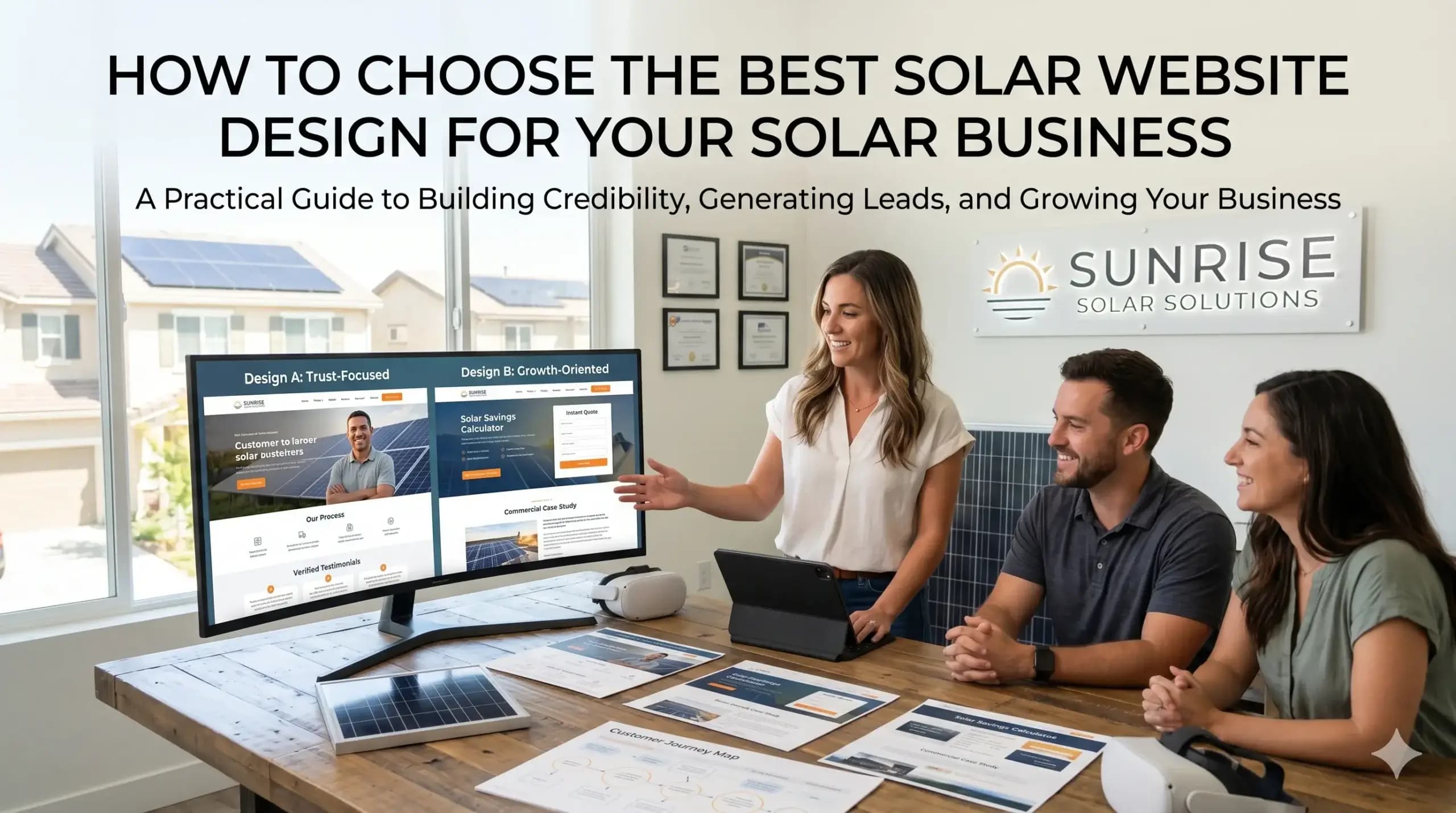 How to Choose the Best Solar Website Design for Your Solar Business