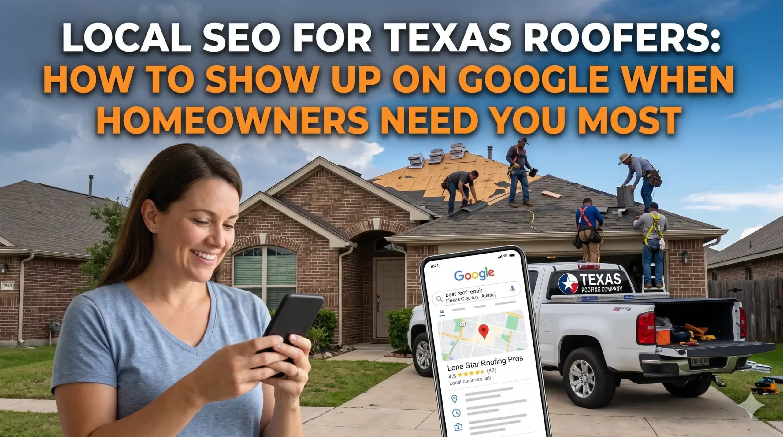 Local SEO for Texas Roofers: How to Show Up on Google When Homeowners Need You Most