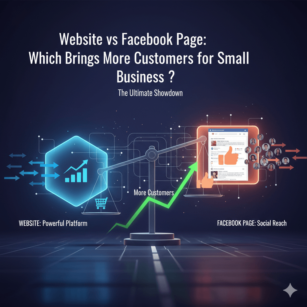 Website vs Facebook Page: Which Brings More Customers for Small Businesses?