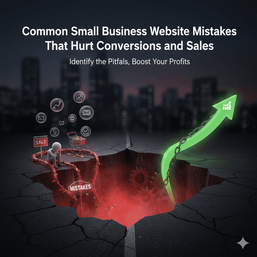 Common Small Business Website Mistakes That Hurt Conversions and Sales