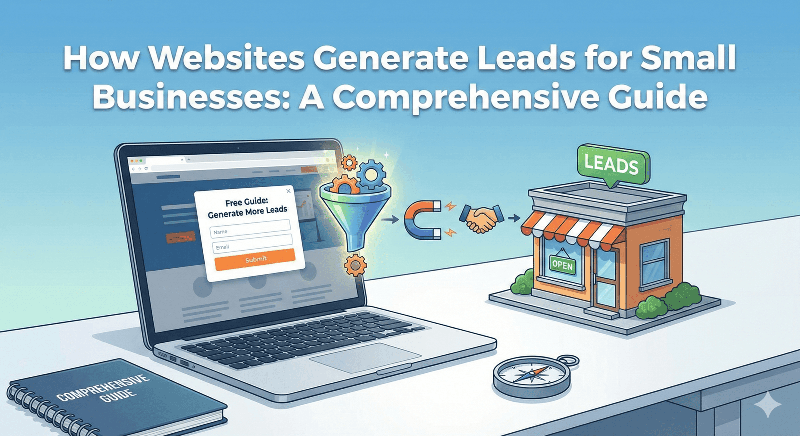 generate leads with website