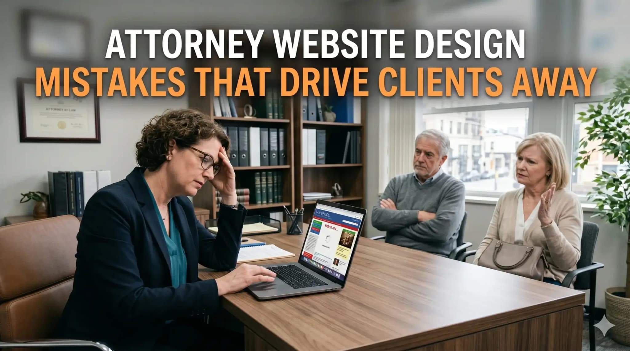 Attorney Website Design Mistakes That Drive Clients Away