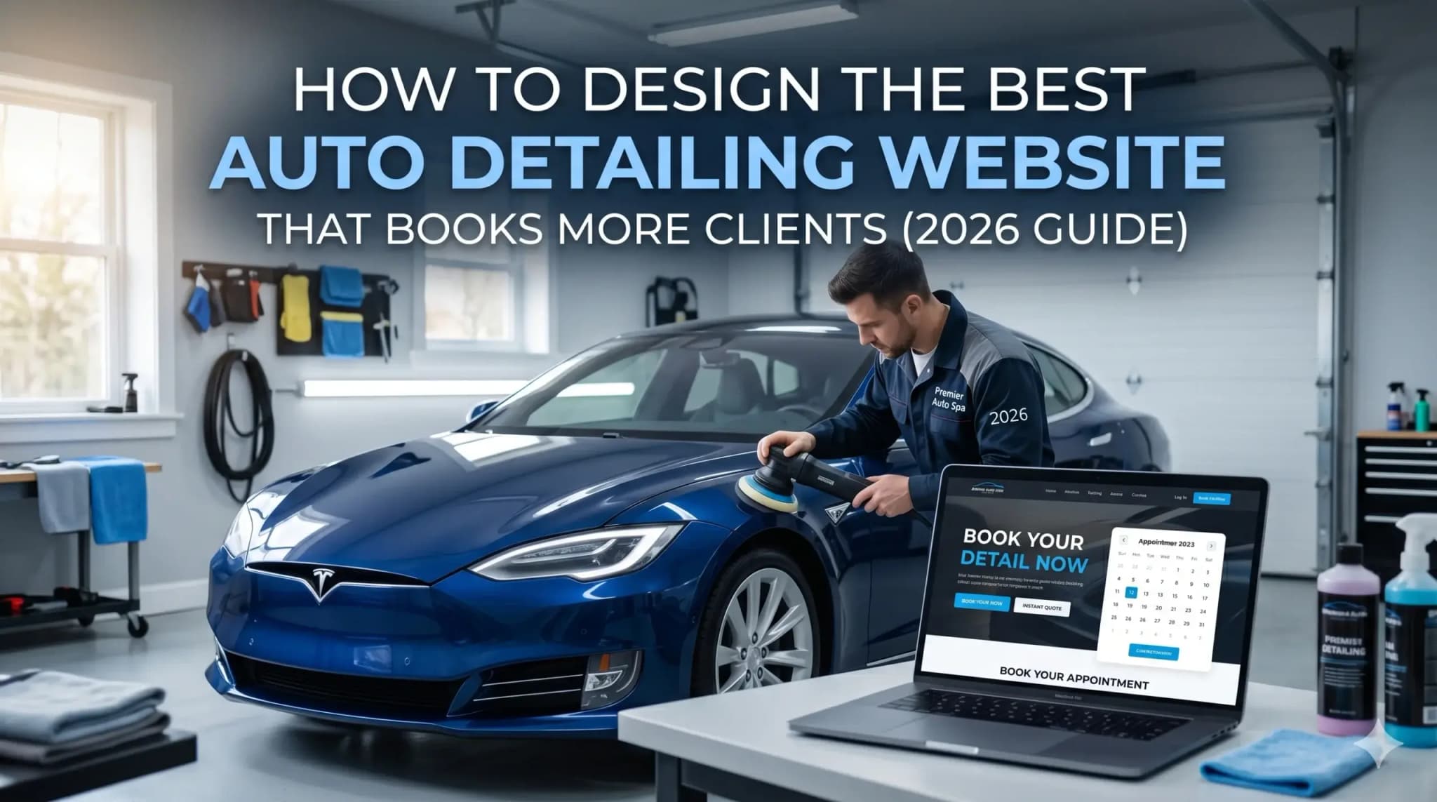 How to Design the Best Auto Detailing Website That Books More Clients (2026 Guide)