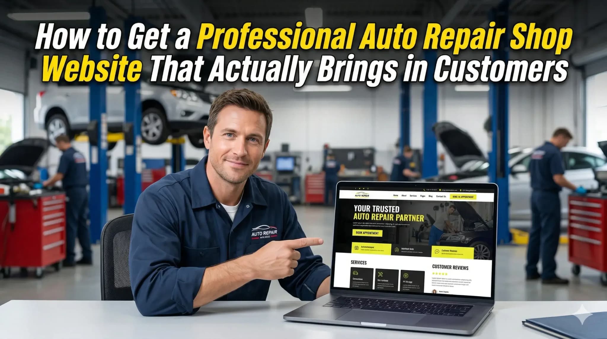 How to Get a Professional Auto Repair Shop Website That Actually Brings in Customers