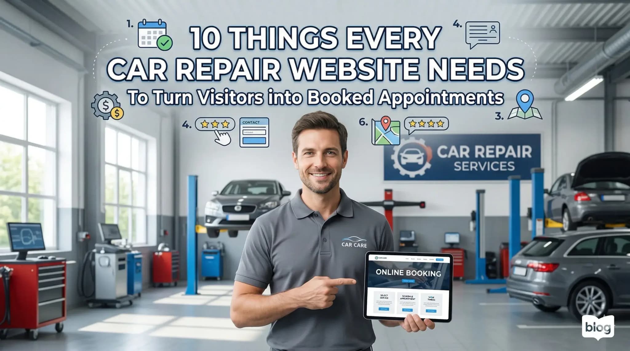 10 Things Every Car Repair Website Needs to Turn Visitors into Booked Appointments