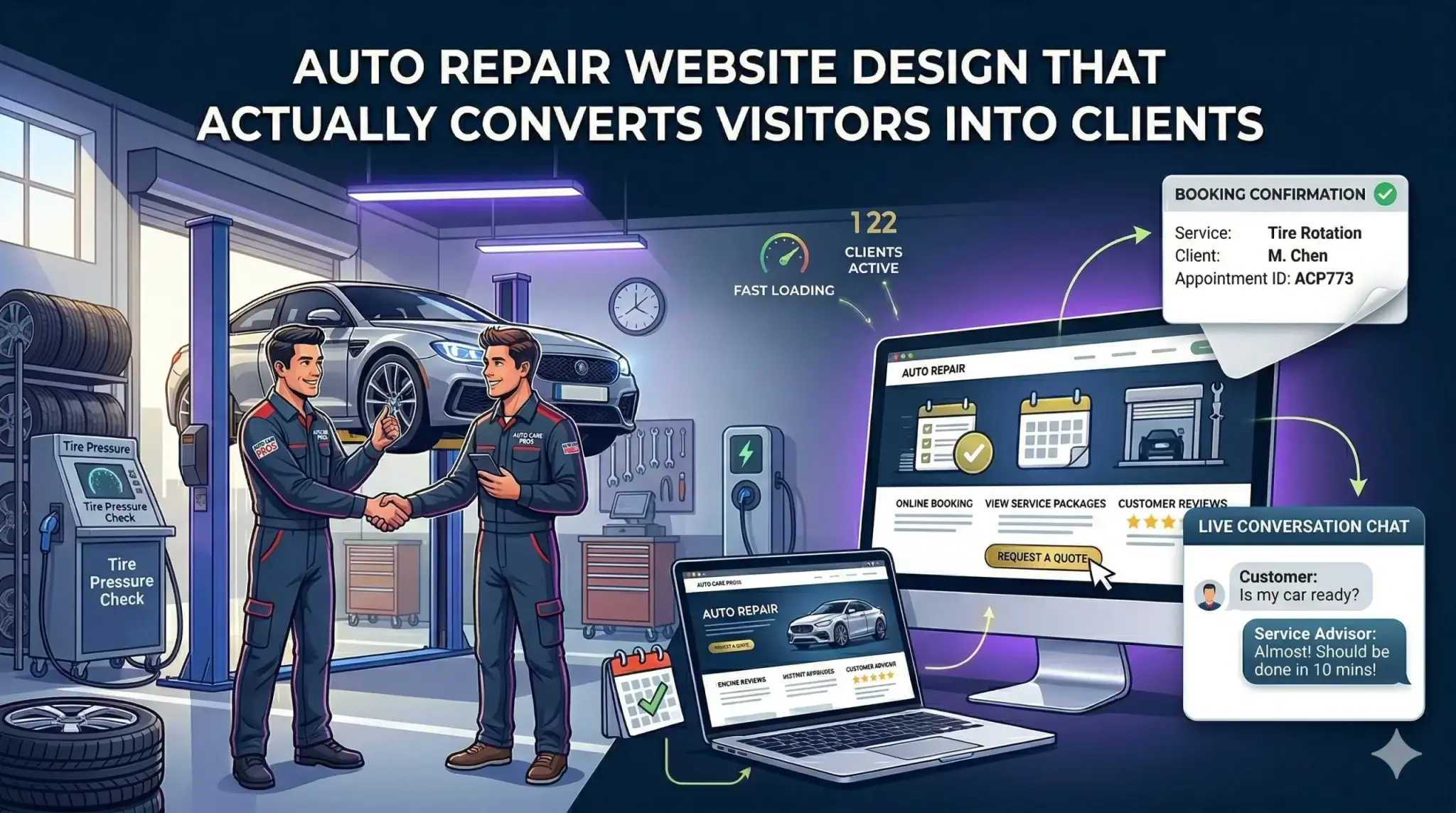 Auto Repair Website Design That Actually Converts Visitors Into Clients