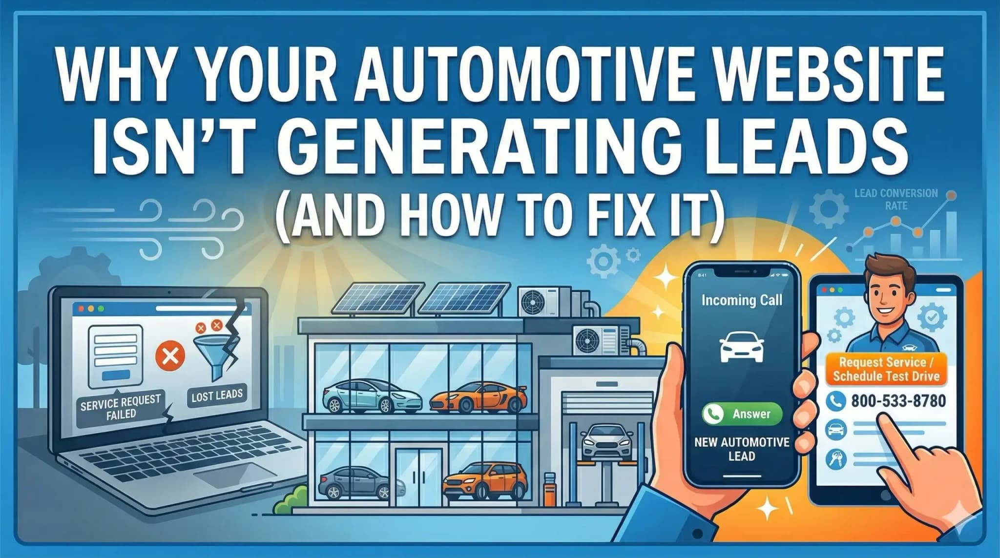 Why Your Automotive Website Isn’t Generating Leads (And How to Fix It)