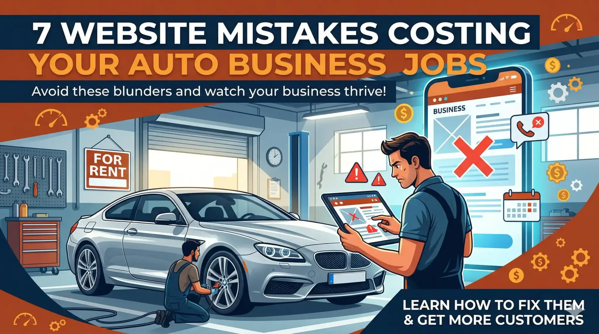 7 Website Mistakes Costing Your Auto Business Jobs