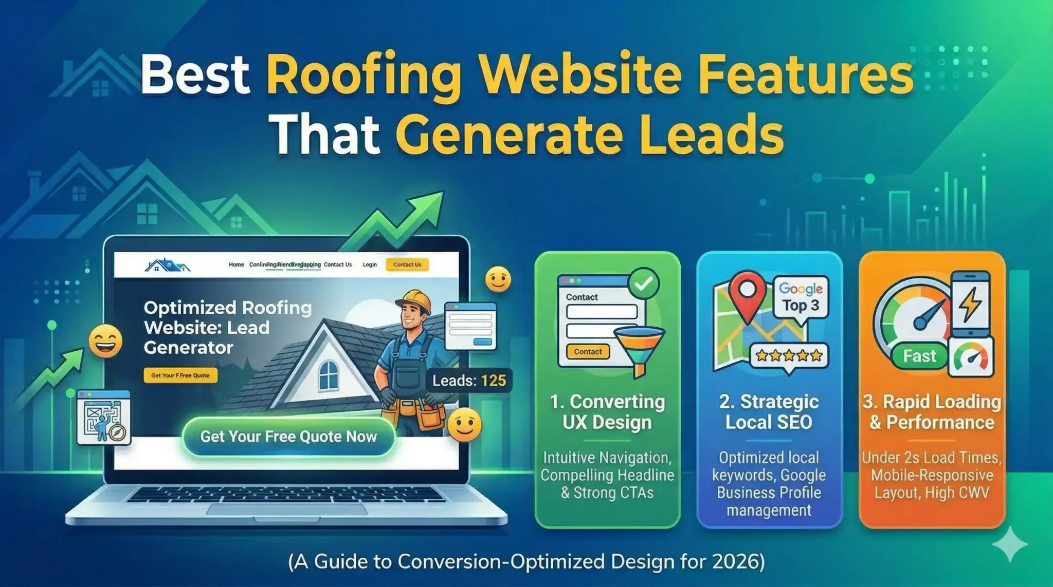 Best Roofing Website Features That Generate Leads