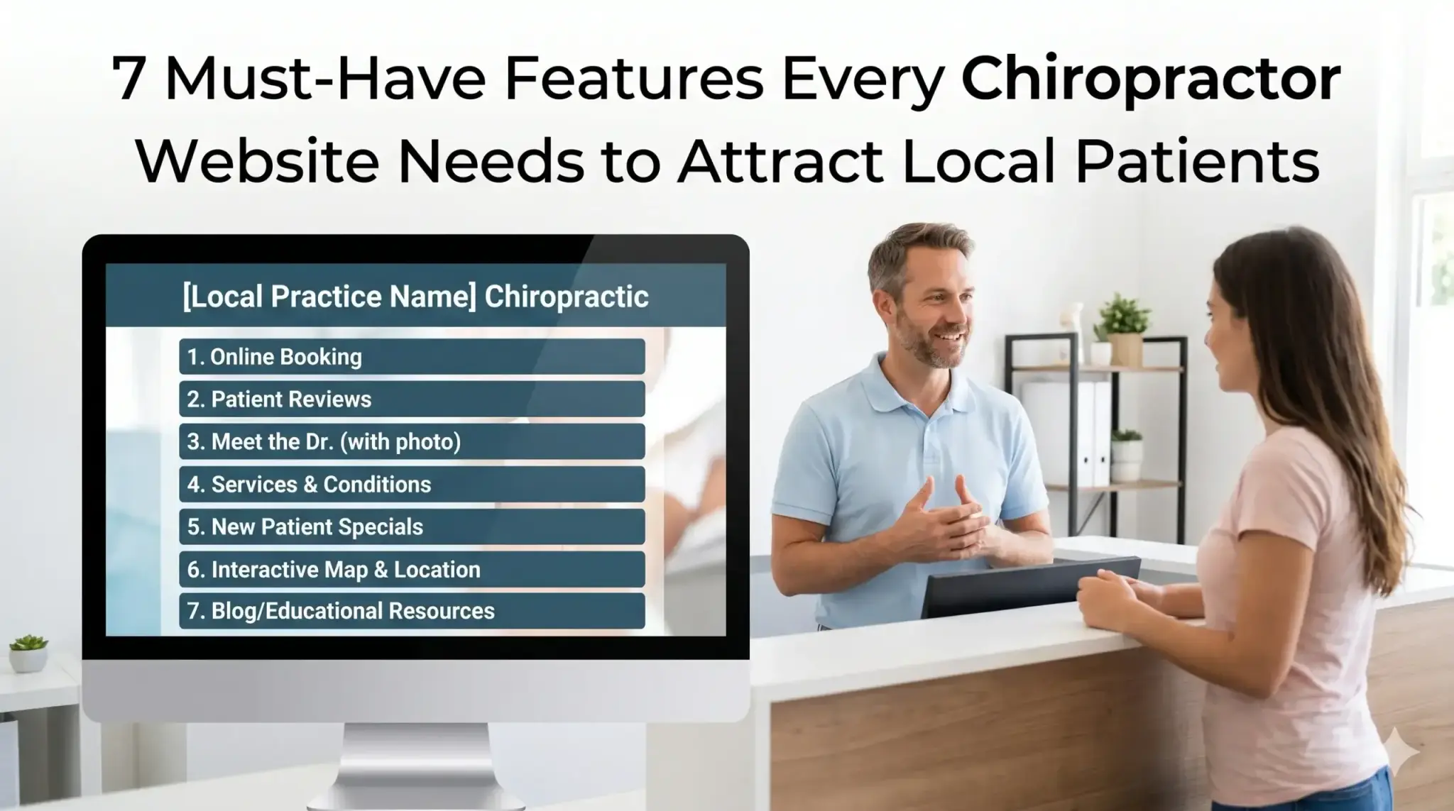 7 Must-Have Features Every Chiropractor Website Needs to Attract Local Patients