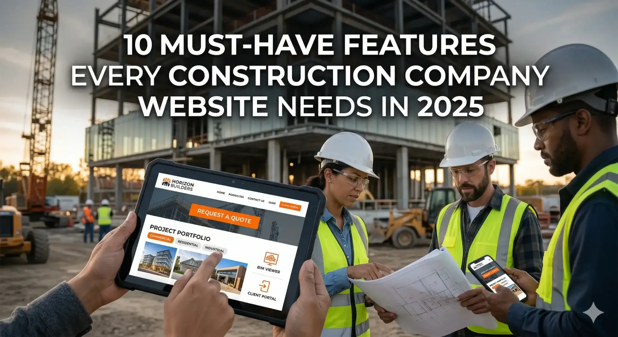 10 Must-Have Features Every Construction Company Website Needs in 2025