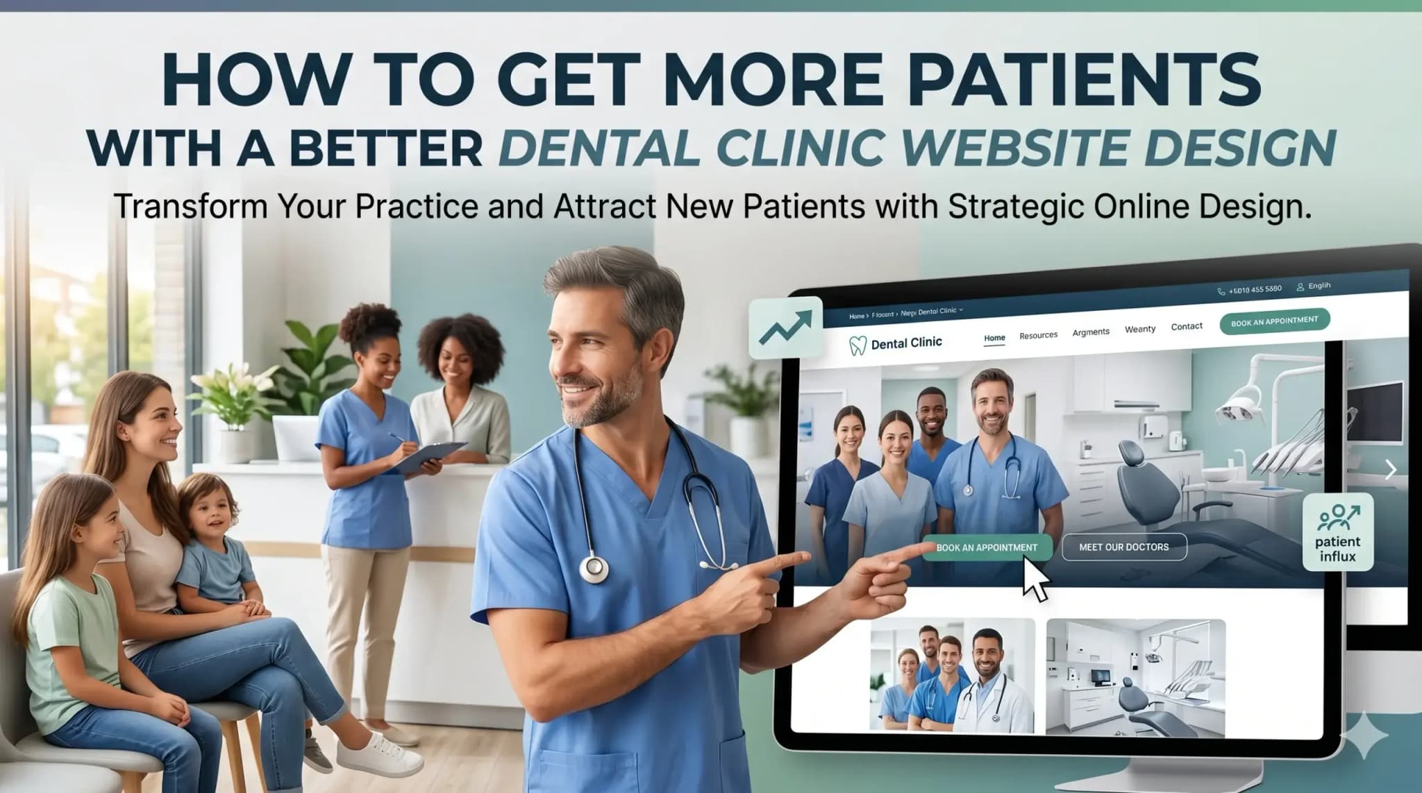 How to Get More Patients with a Better Dental Clinic Website Design