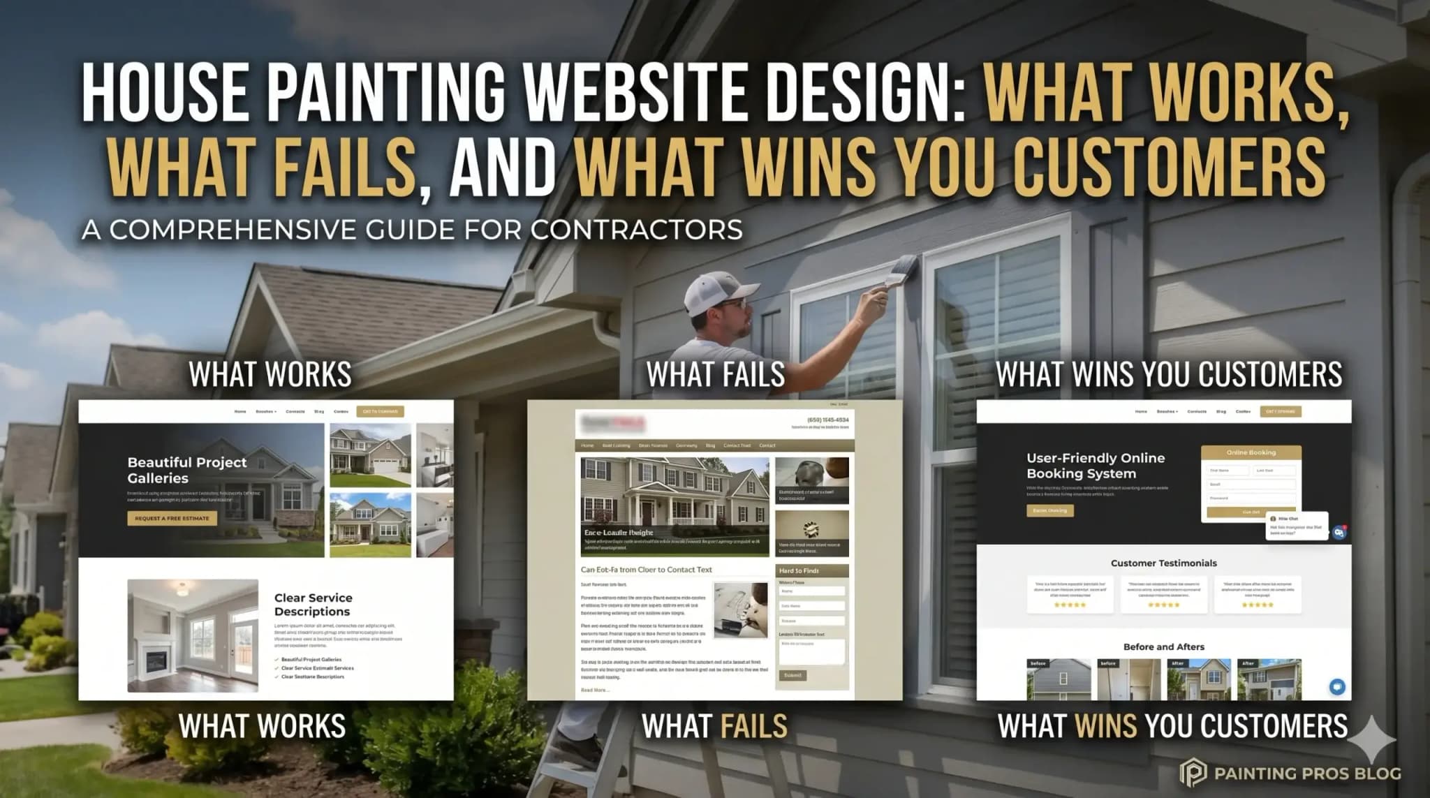 House Painting Website Design: What Works, What Fails, and What Wins You Customers