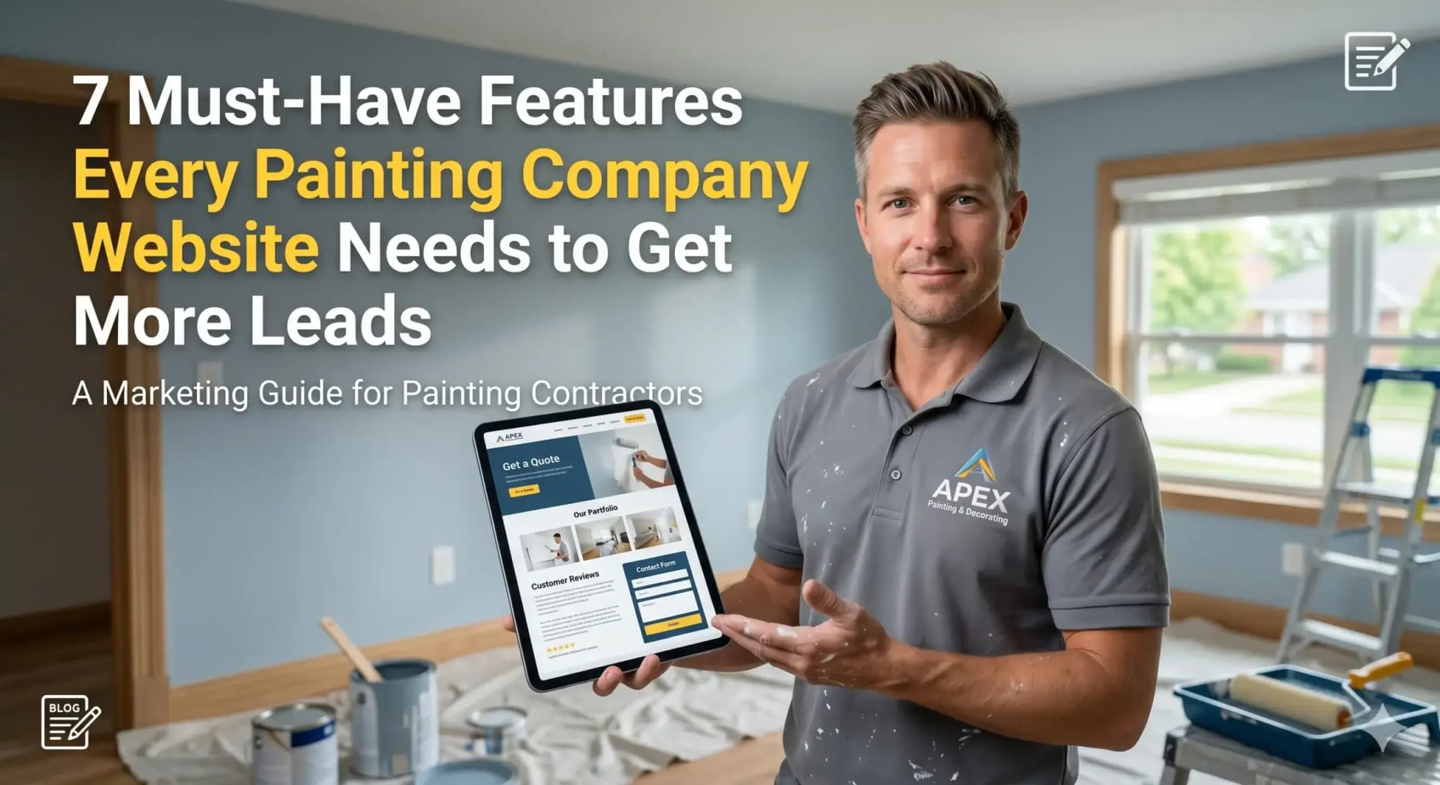 7 Must-Have Features Every Painting Company Website Needs to Get More Leads