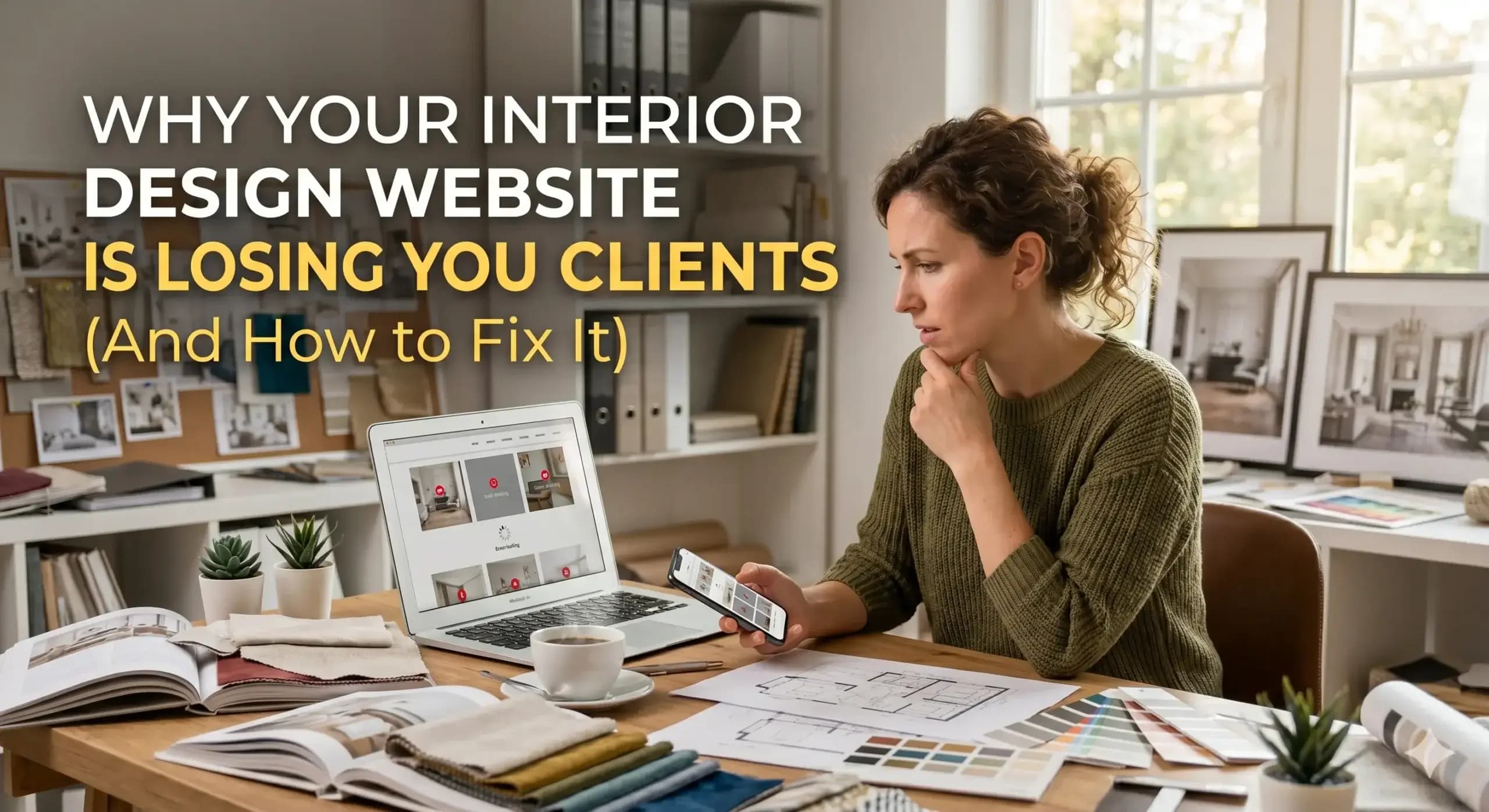 Why Your Interior Design Website Is Losing You Clients (And How to Fix It)