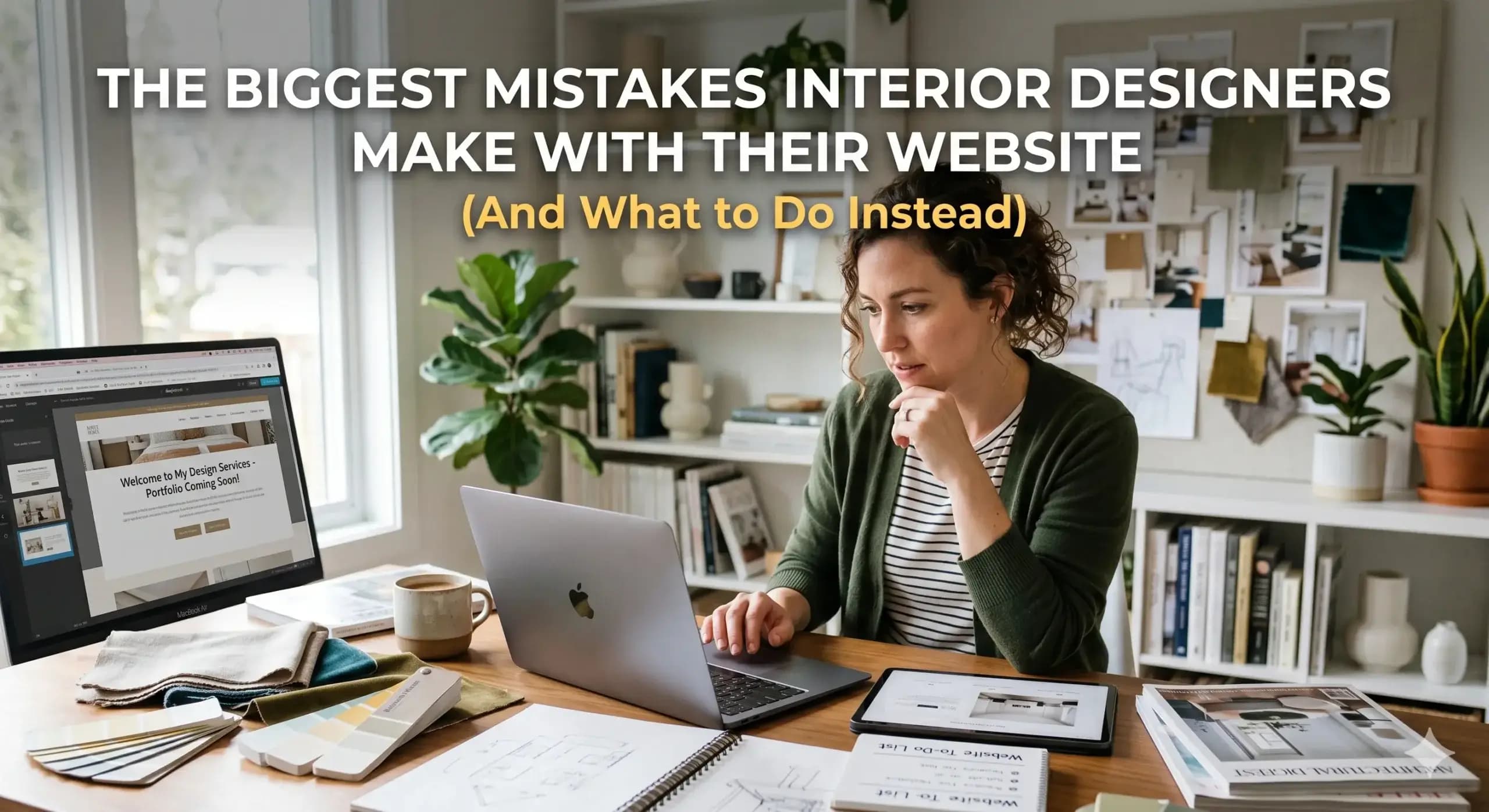 The Biggest Mistakes Interior Designers Make With Their Website (And What to Do Instead)