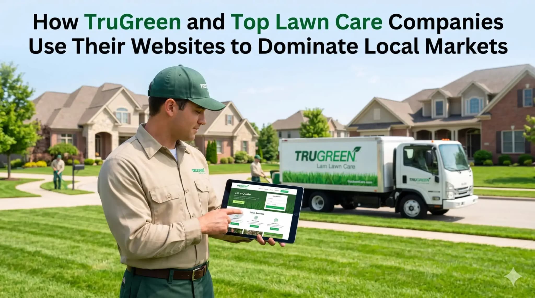 How TruGreen and Top Lawn Care Companies Use Their Websites to Dominate Local Markets