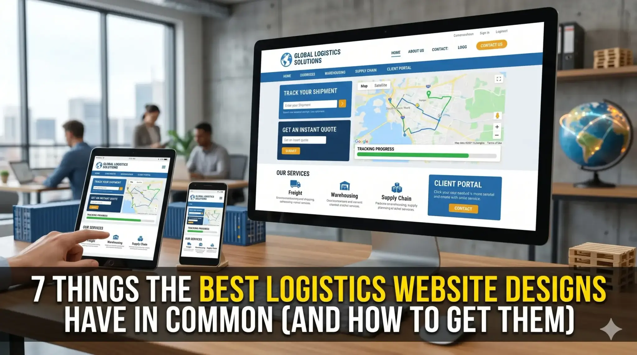 7 Things the Best Logistics Website Designs Have in Common (And How to Get Them)