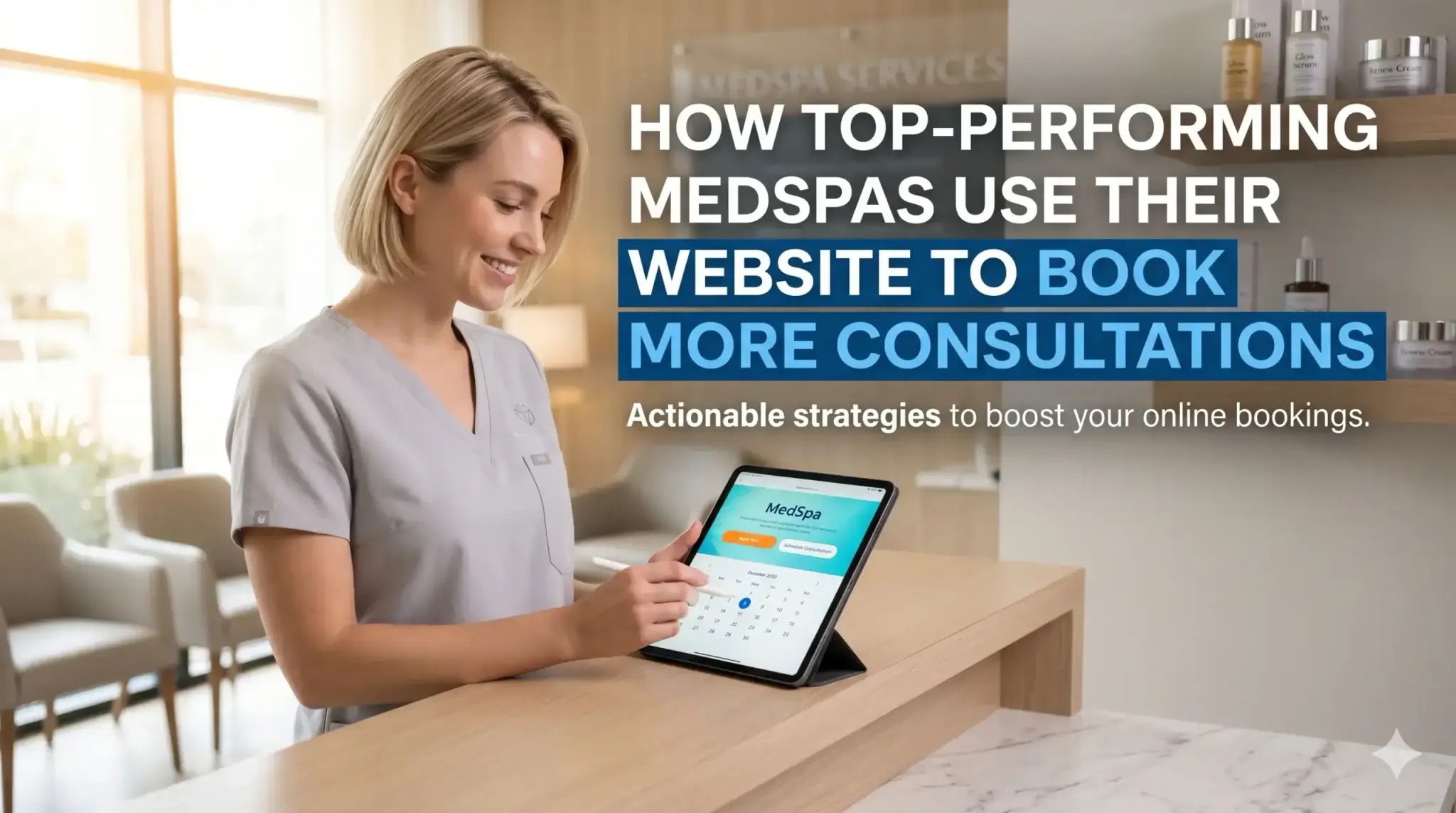 How Top-Performing MedSpas Use Their Website to Book More Consultations