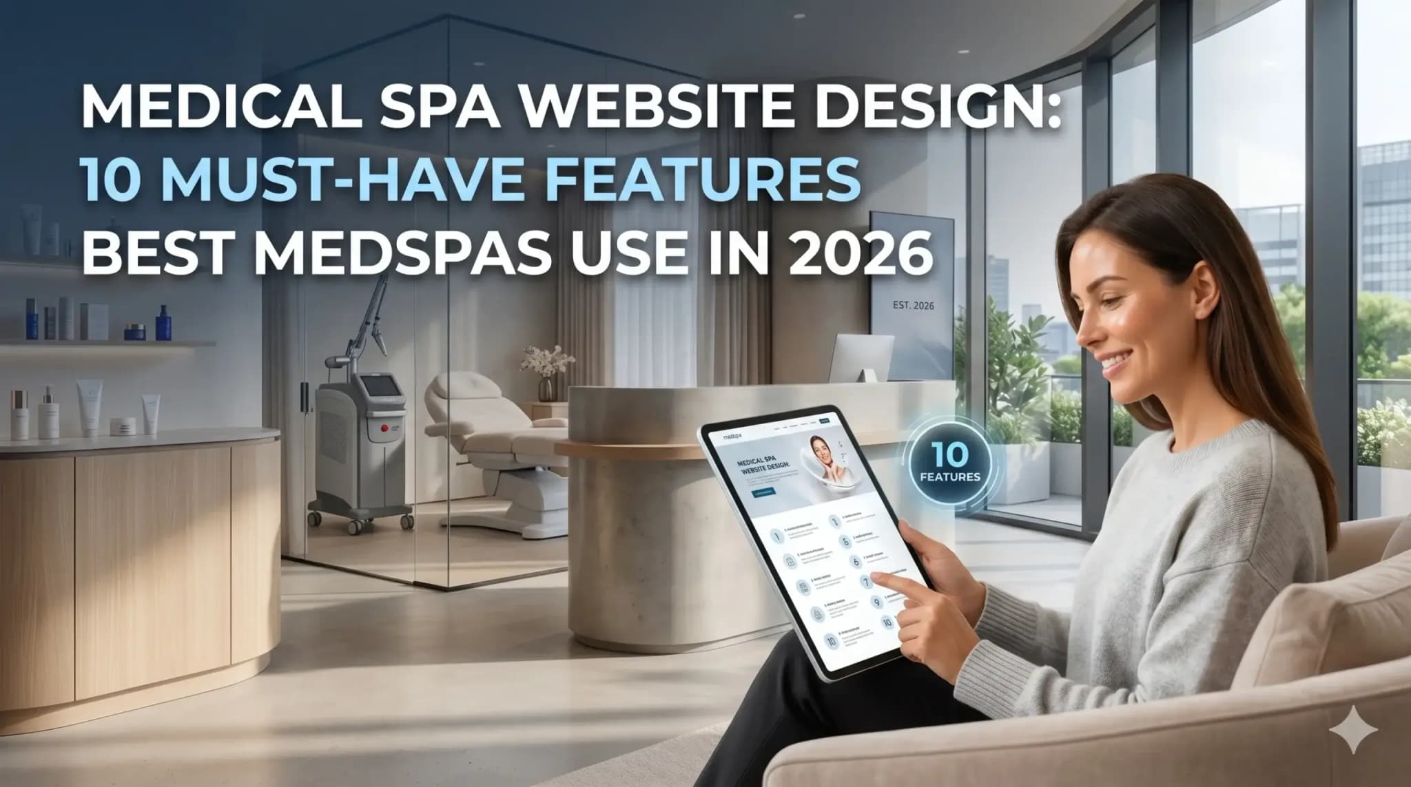 Medical Spa Website Design: 10 Must-Have Features Best MedSpas Use in 2026