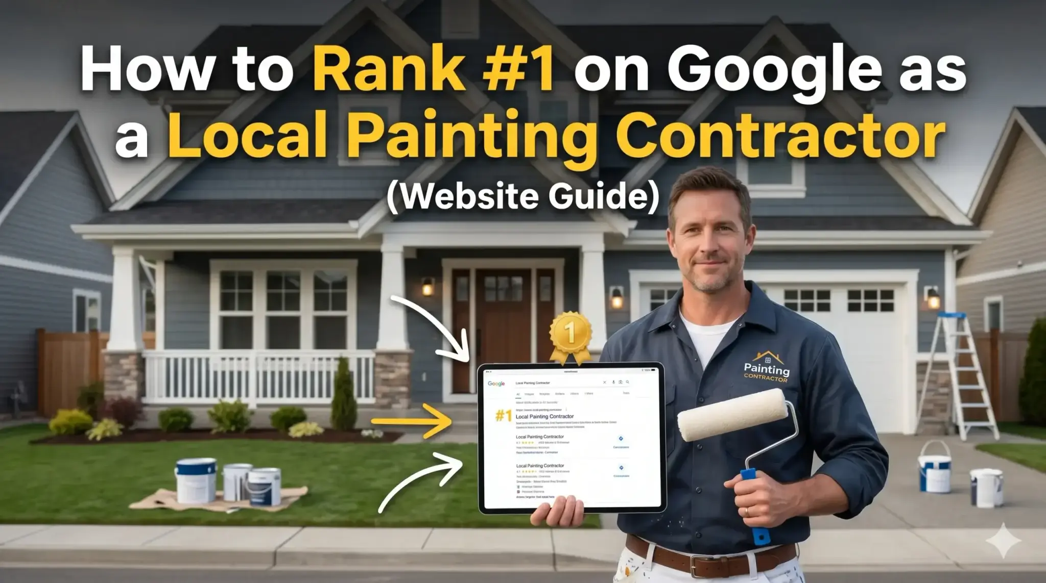 How to Rank #1 on Google as a Local Painting Contractor (Website Guide)