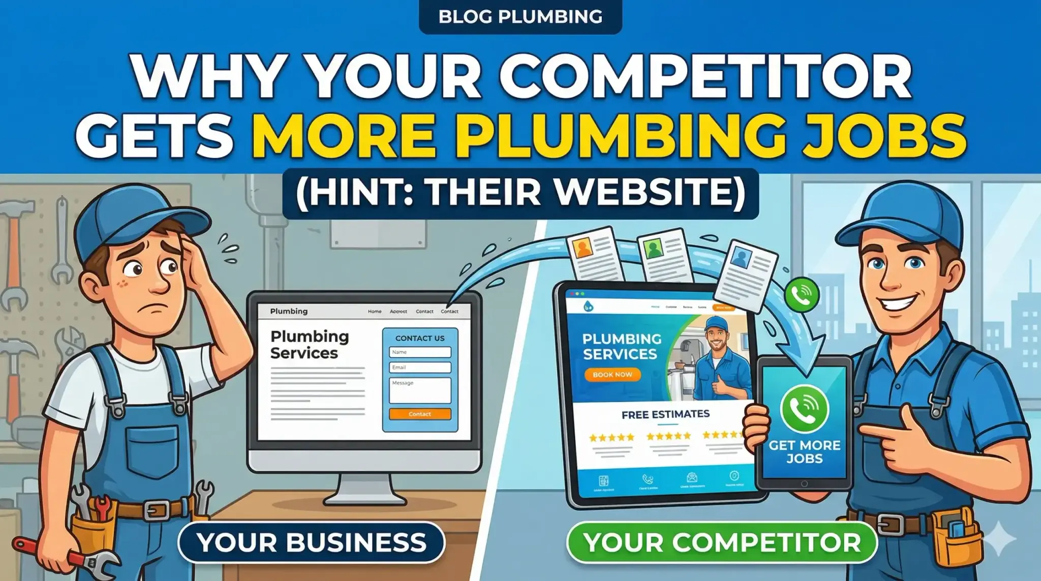 Why Your Competitor Gets More Plumbing Jobs (Hint: Their Website)