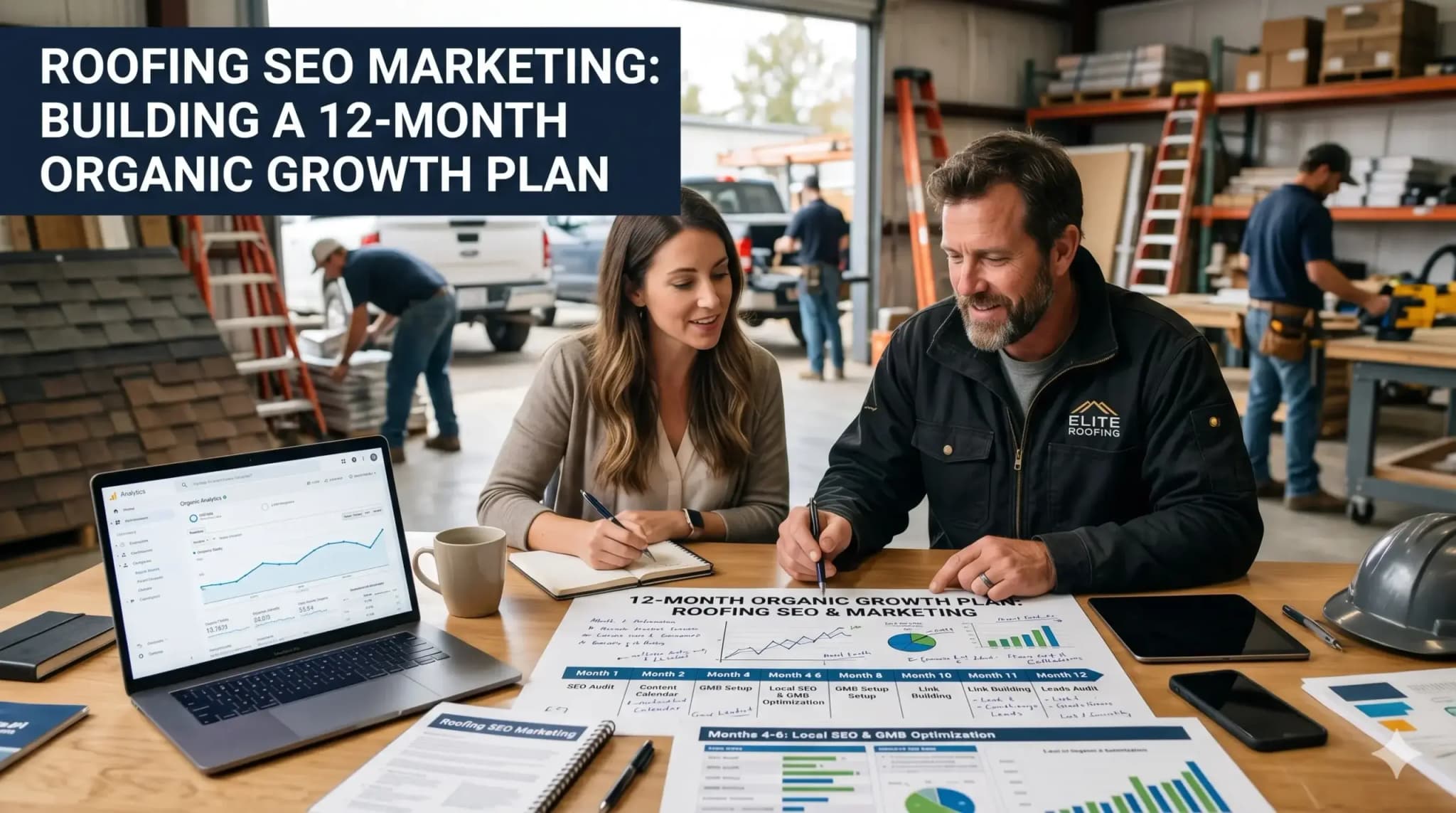 Roofing SEO Marketing: Building a 12-Month Organic Growth Plan