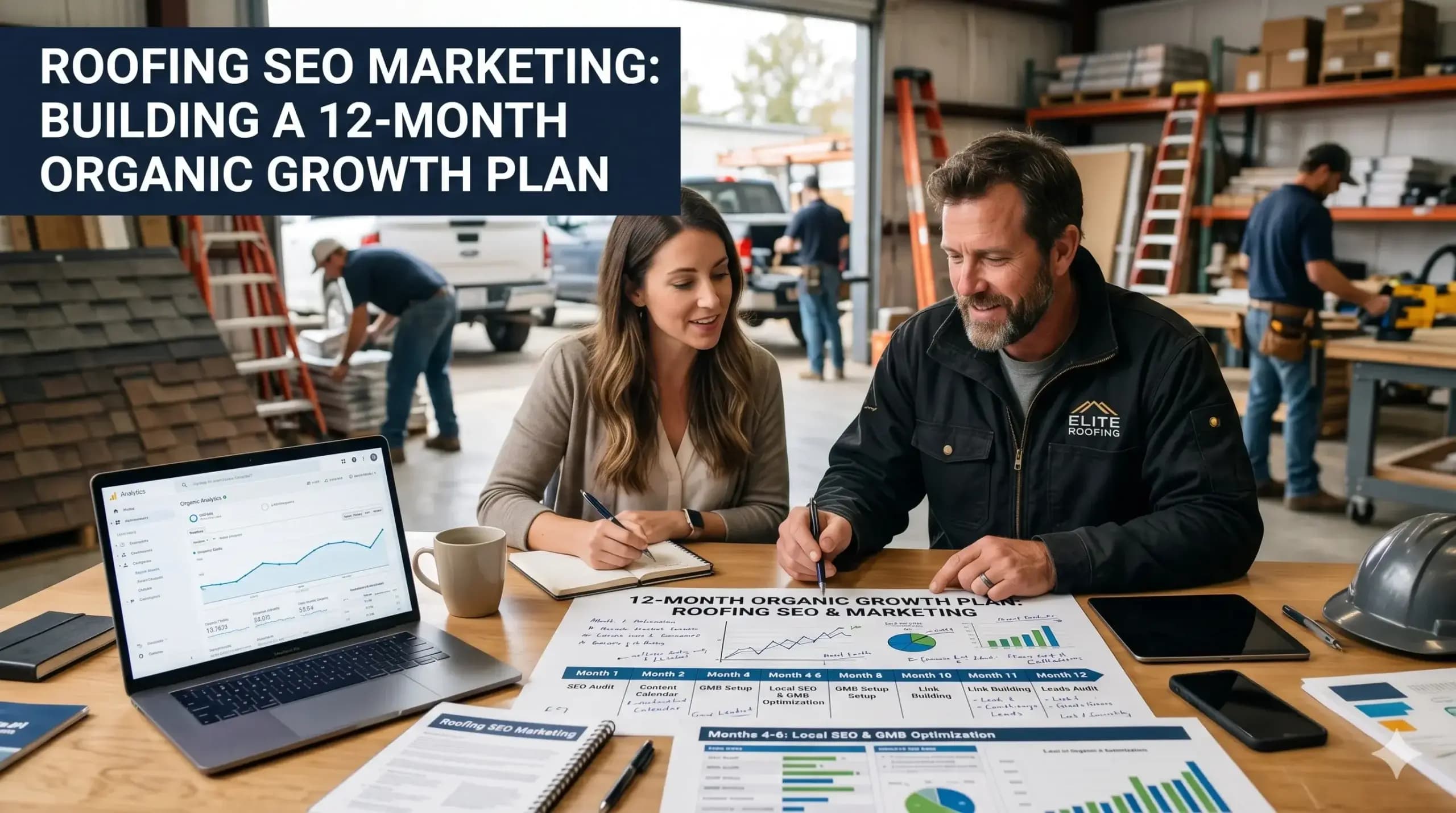 Roofing SEO Marketing: Building a 12-Month Organic Growth Plan