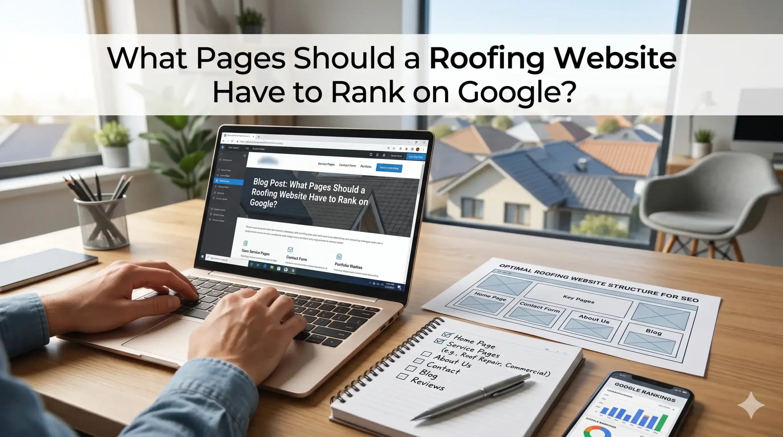 What Pages Should a Roofing Website Have to Rank on Google?